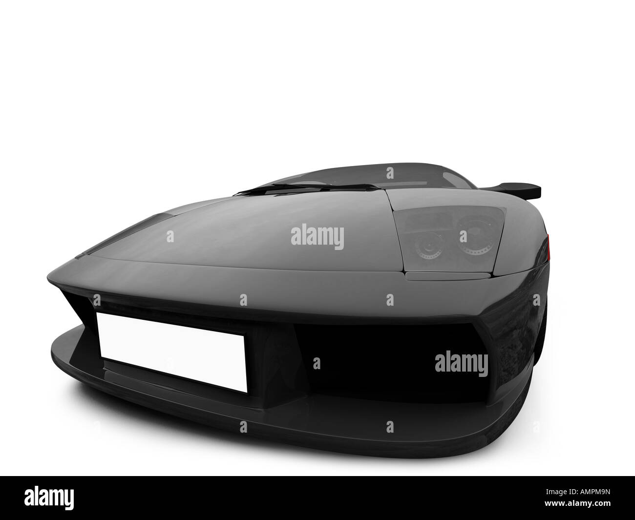 isolated sport car on white background Stock Photo - Alamy