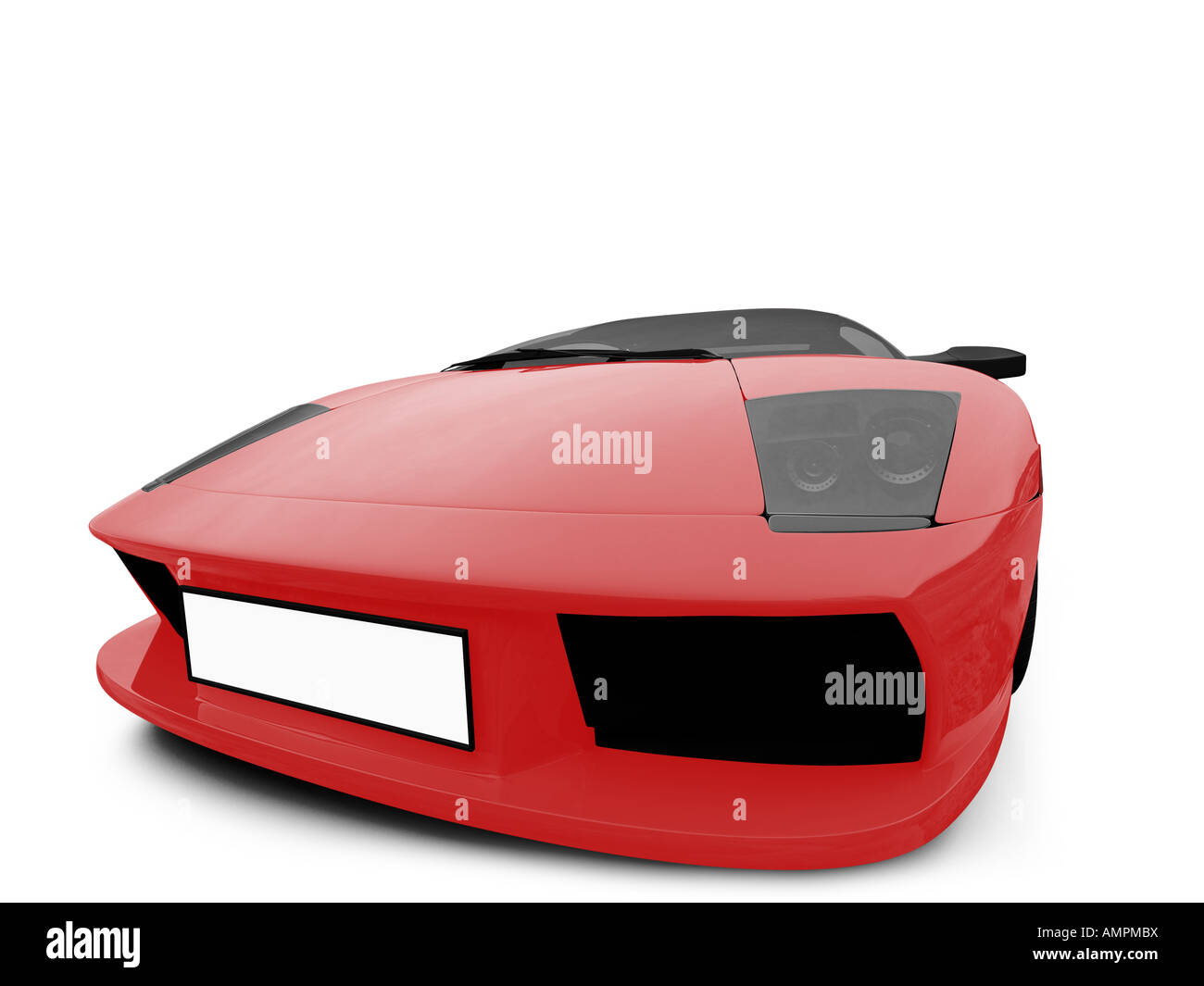 isolated sport car on white background Stock Photo - Alamy