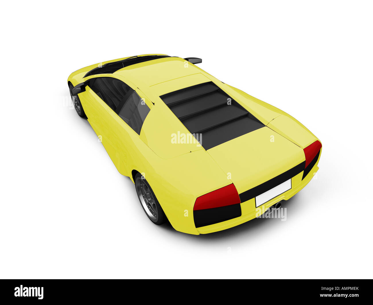 isolated sport car on white background Stock Photo - Alamy