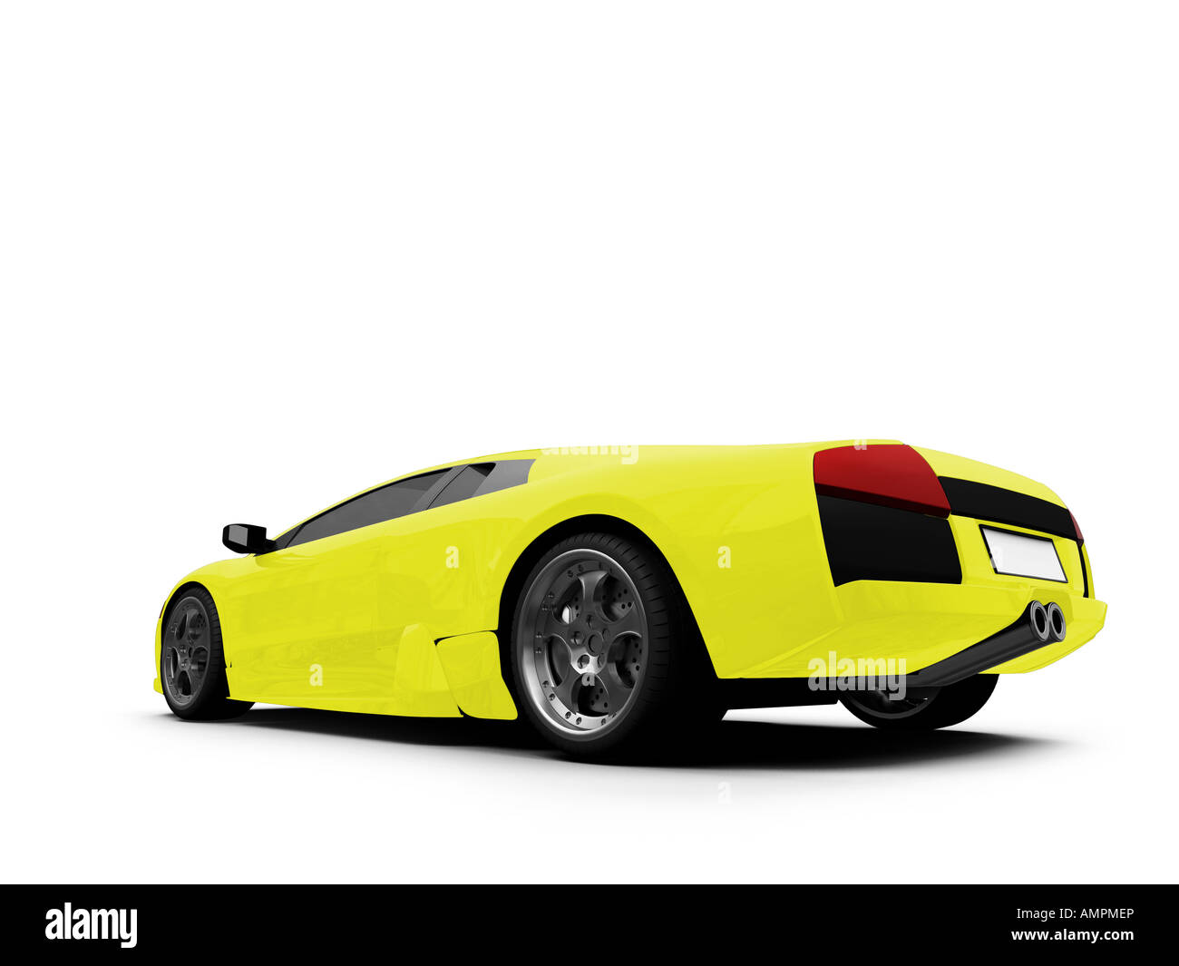 isolated sport car on white background Stock Photo - Alamy