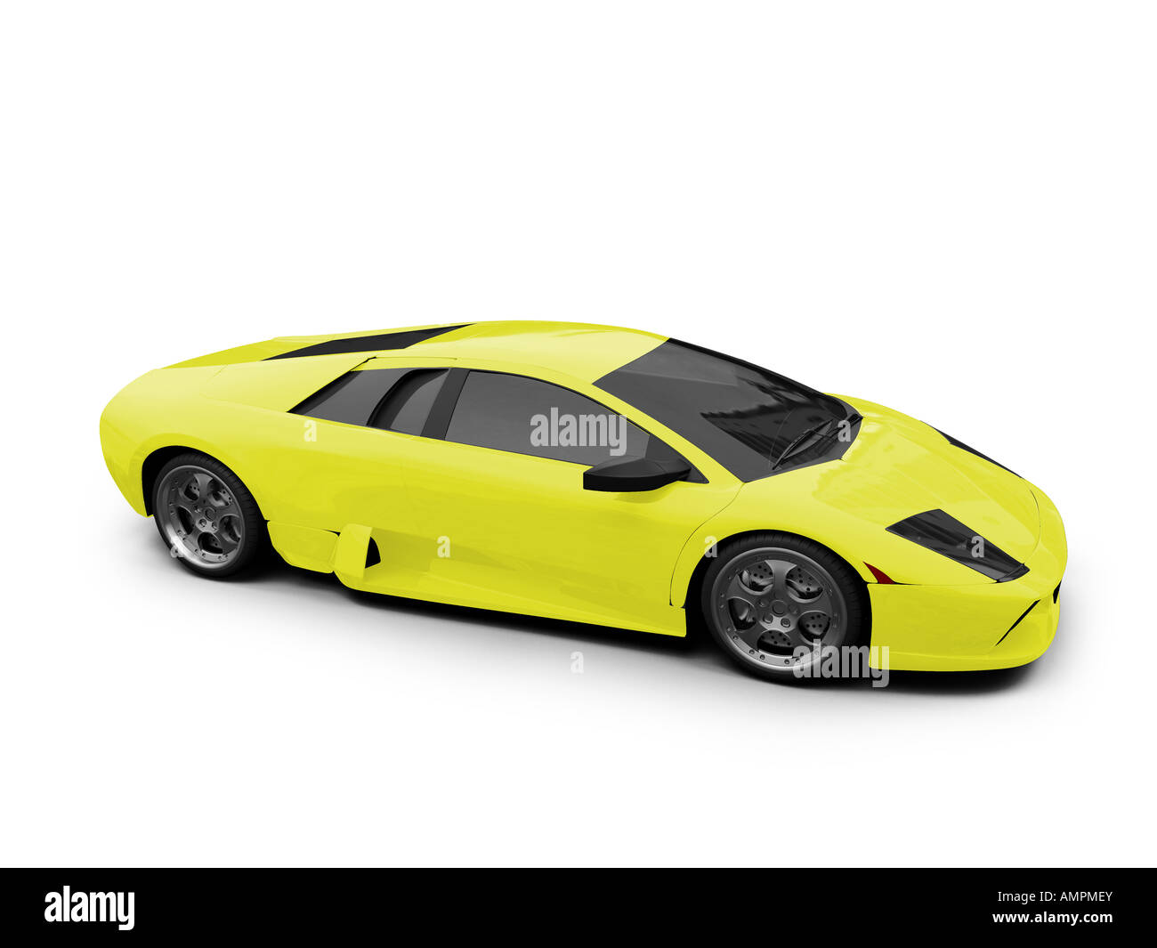 isolated sport car on white background Stock Photo - Alamy