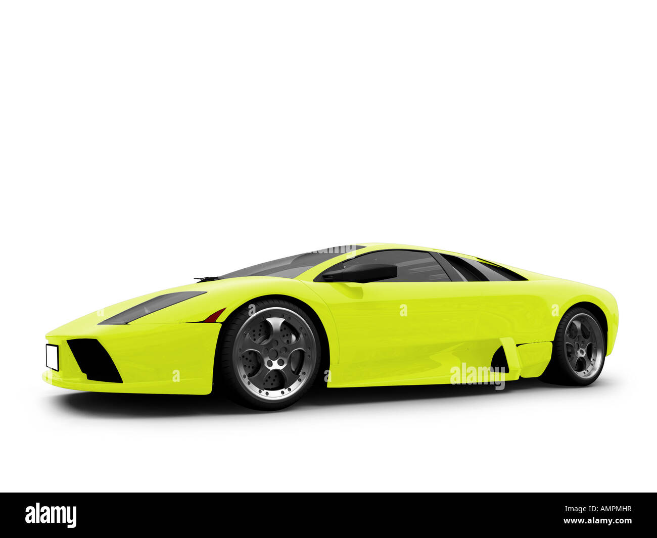isolated sport car on white background Stock Photo - Alamy