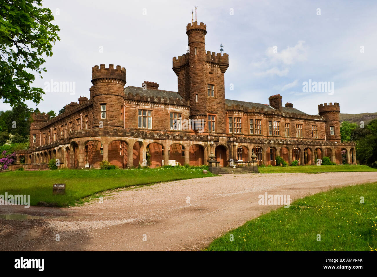 Kinloch Castle on the island of Rum Stock Photo Alamy