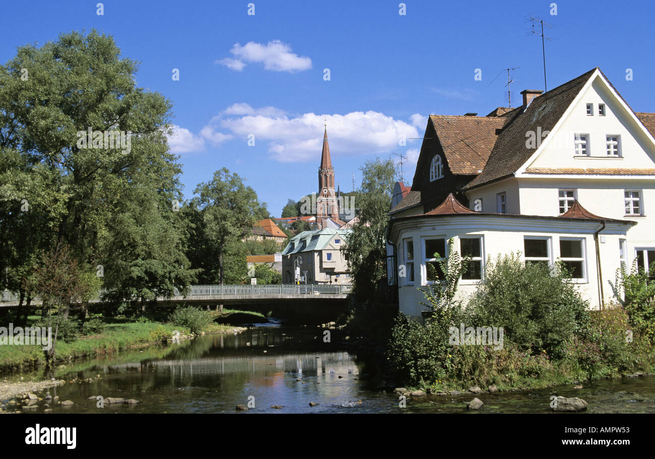 Germany, Bavarian Forest, village of Zwiesel Stock Photo
