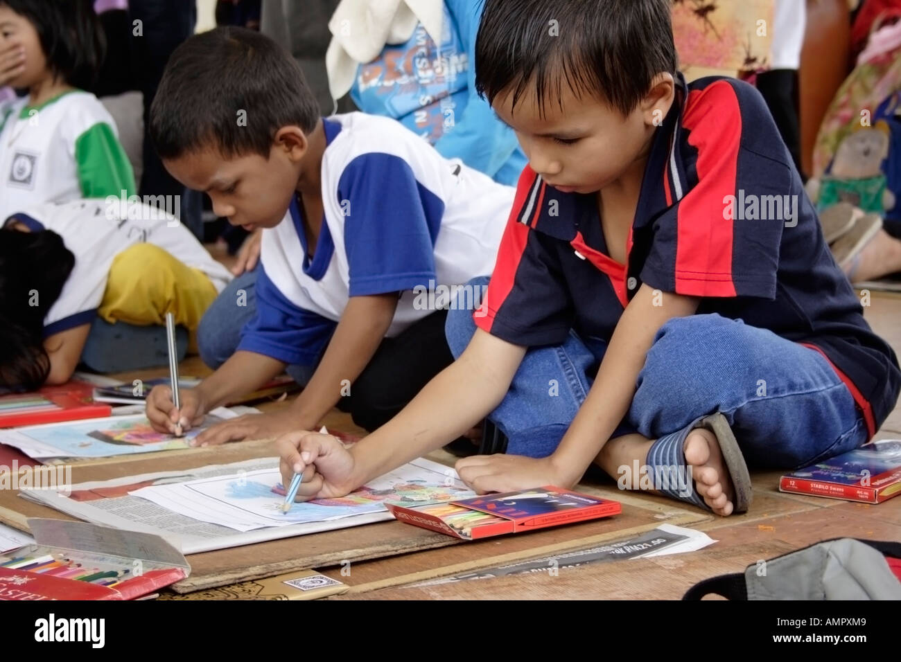 Young artists in Malaysia Stock Photo Alamy