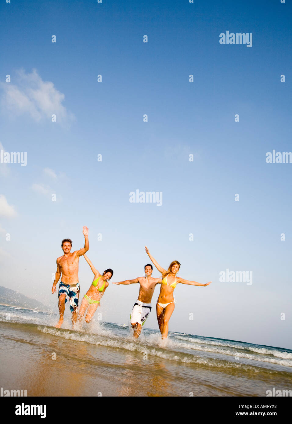 Fun at the Beach Stock Photo - Alamy