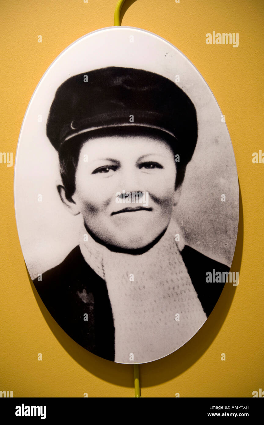 Thomas Edison historic images as teenager in Port Huron Michigan Stock Photo