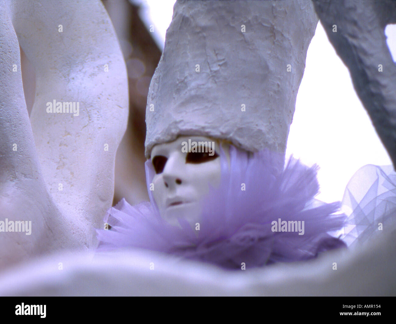 Purple gauze neck ruff hi-res stock photography and images - Alamy