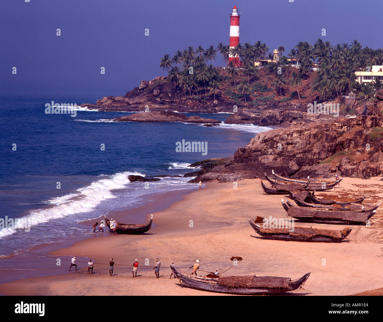 India Kerala Kovalam Stock Photo Alamy plan-mi-trip-india-s-no-1-travel-site