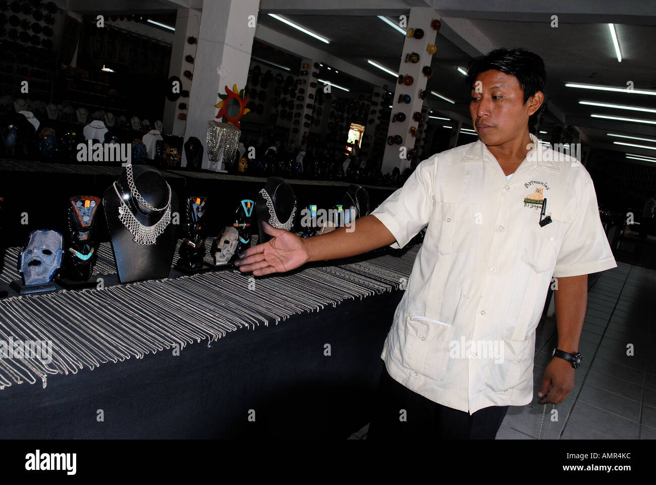 Souvenir Vendor Stock Photo