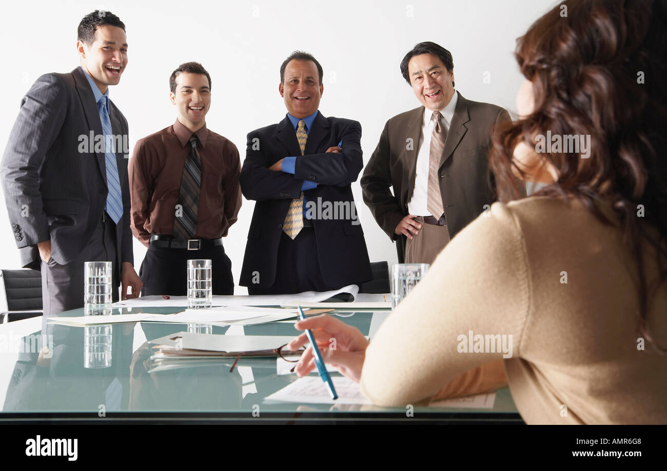Business People in Meeting Stock Photo - Alamy