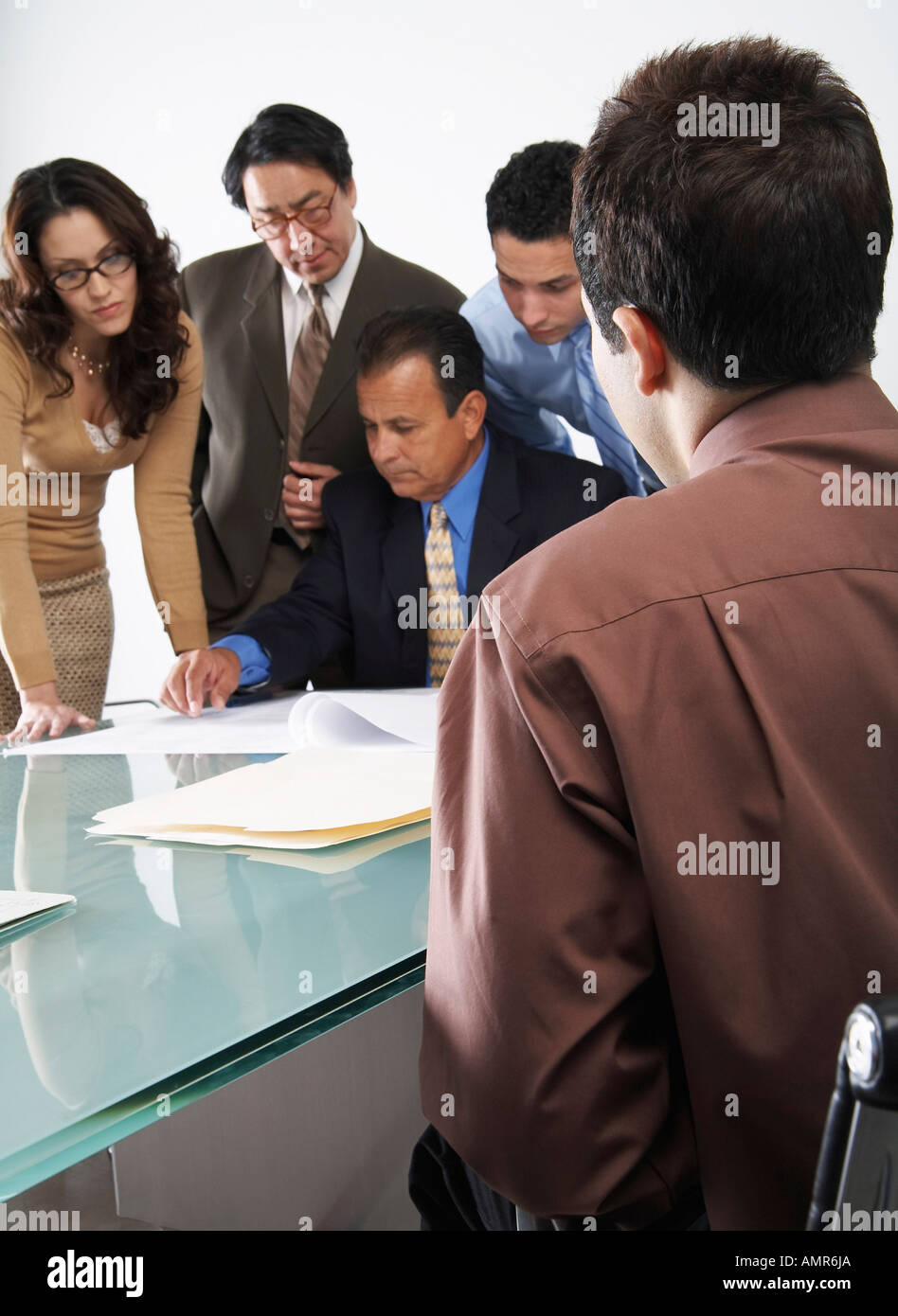 Business People in Meeting Stock Photo - Alamy