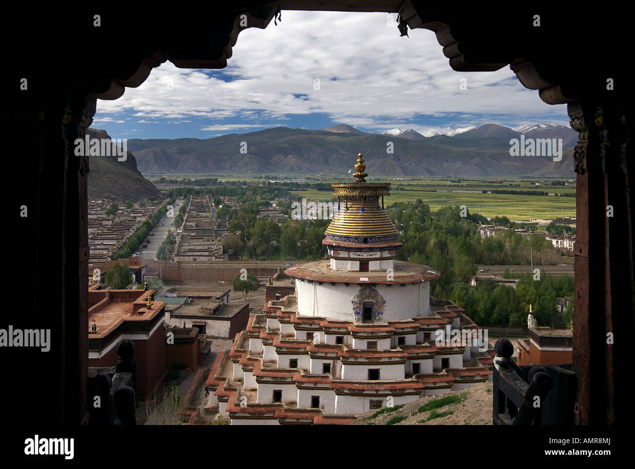 Kumbum Pelkor Chöde monastery Gyantse Tibet Stock Photo