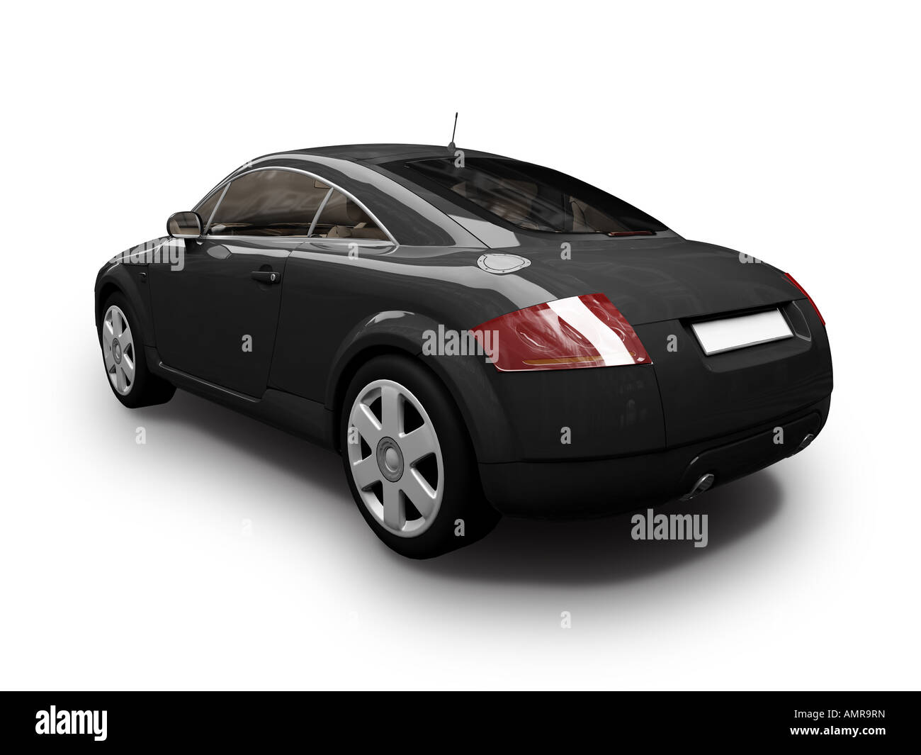 isolated sport car on white background Stock Photo - Alamy