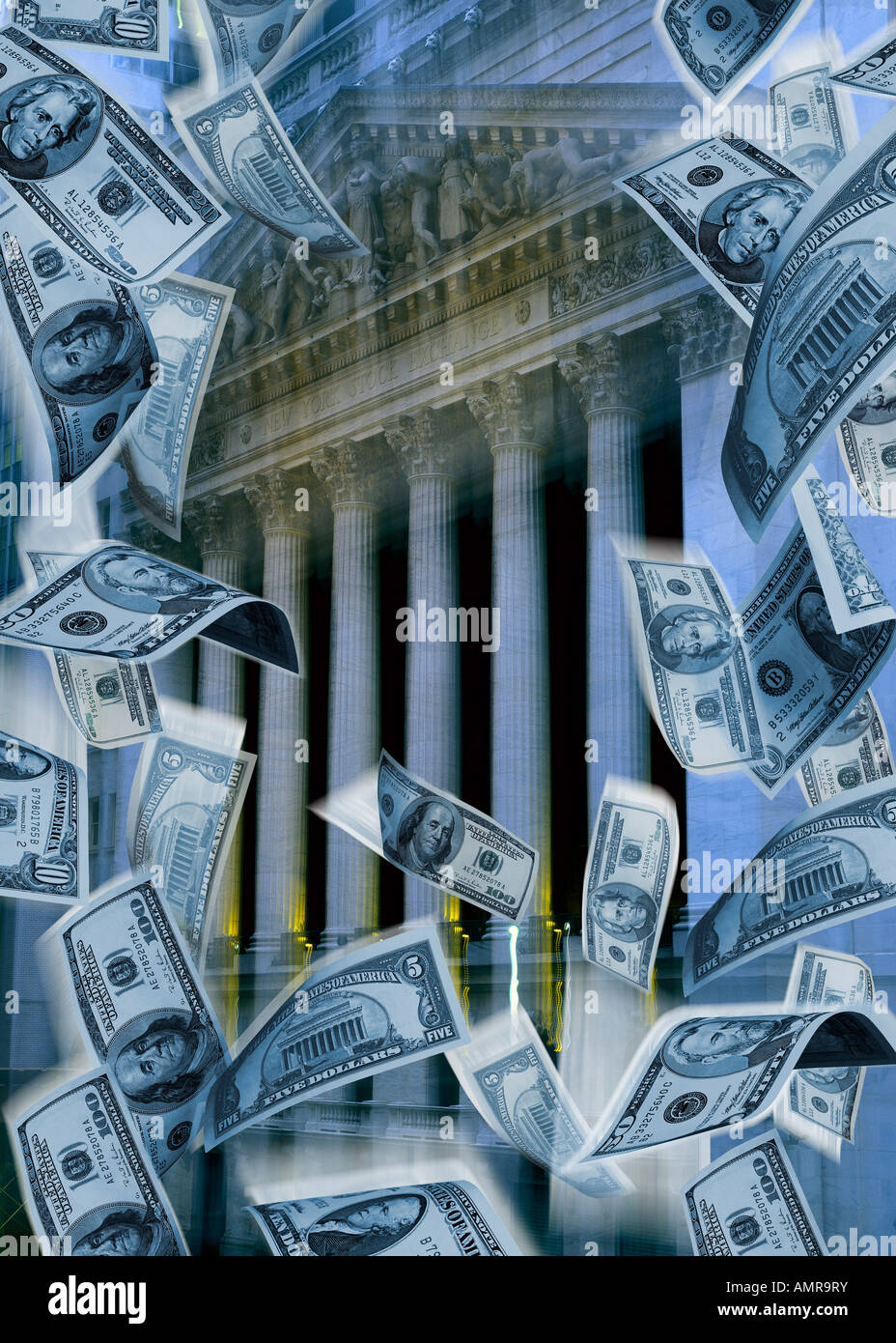 New York Stock Exchange profit Stock Photo