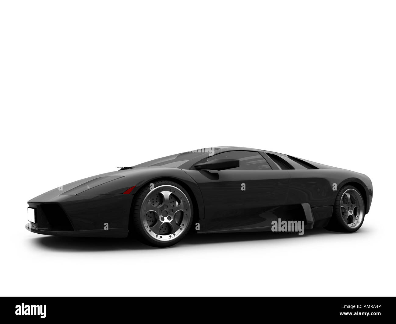 isolated sport car on white background Stock Photo - Alamy