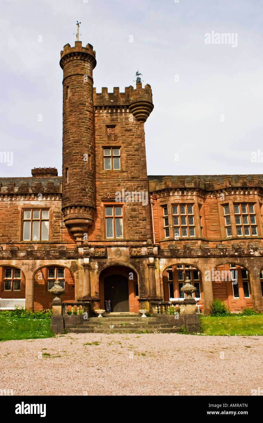 Kinloch Castle on the island of Rum Stock Photo Alamy