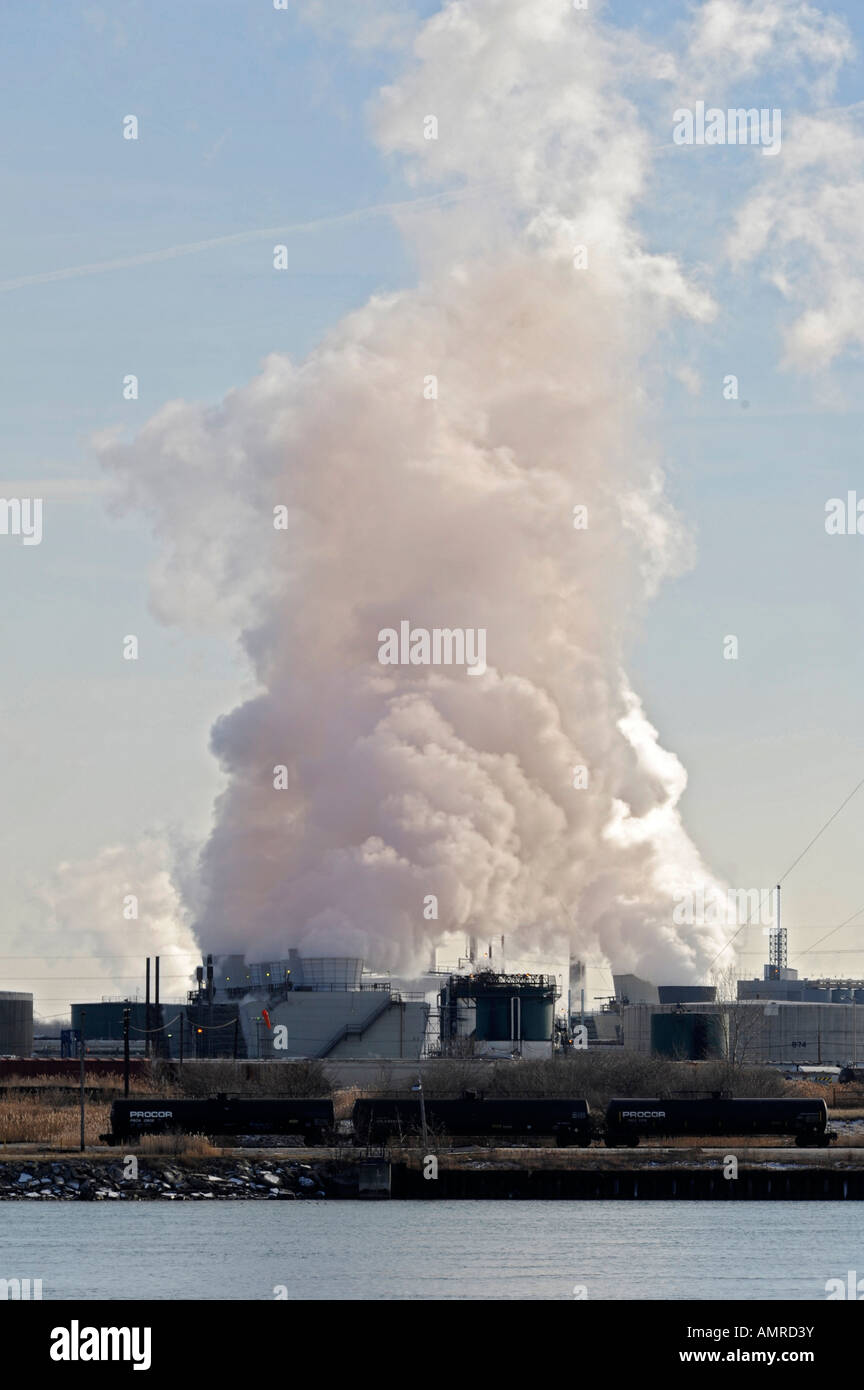 Factory waste pollution river hi-res stock photography and images - Alamy