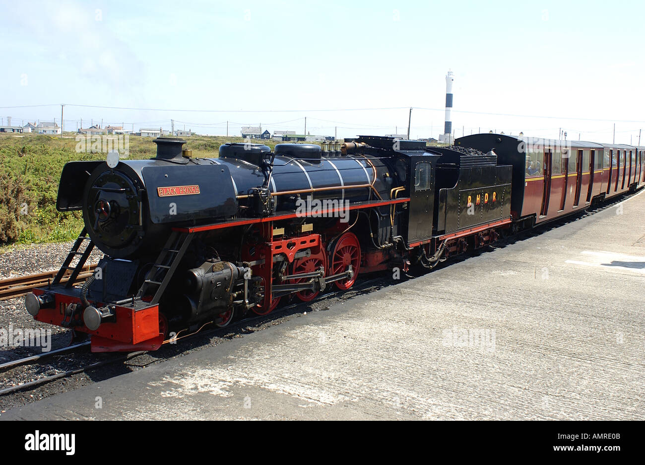 Romney Hyde and Dymchurch railway Kent England Stock Photo