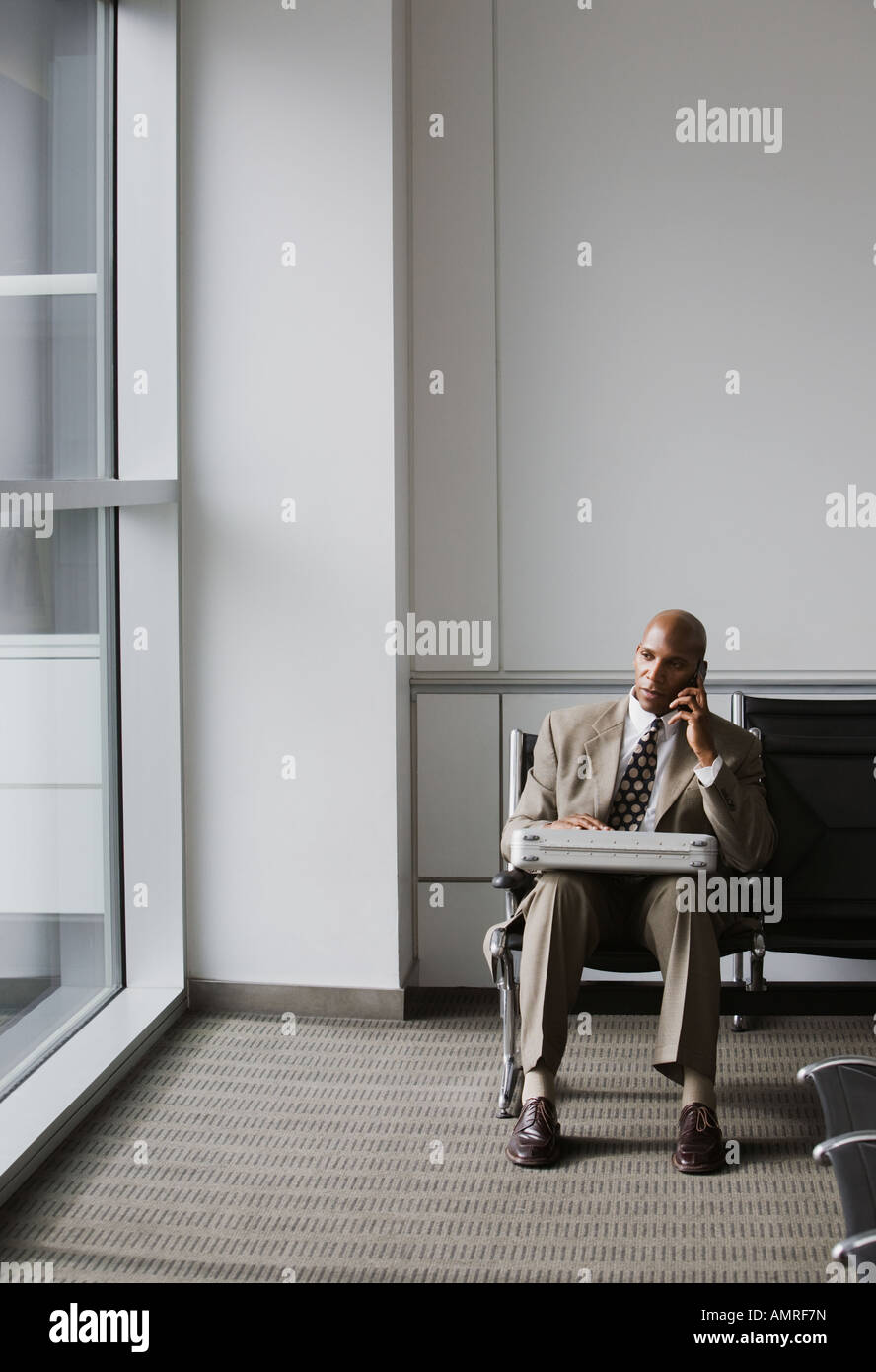 Black american airport waiting area hi-res stock photography and images ...