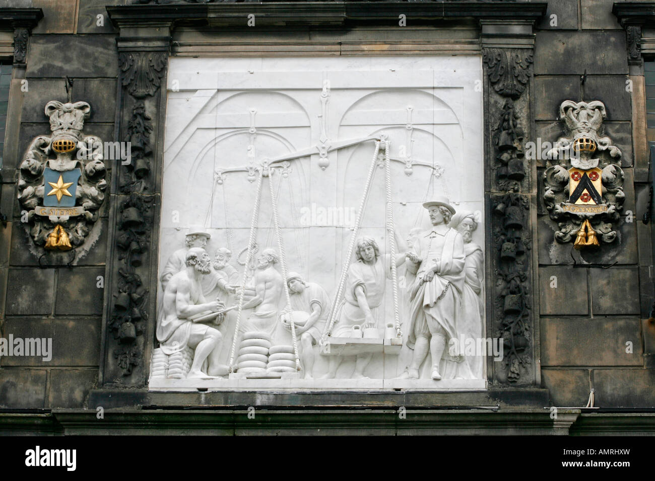 Cheese weighing house Gouda Netherlands Europe Stock Photo Alamy