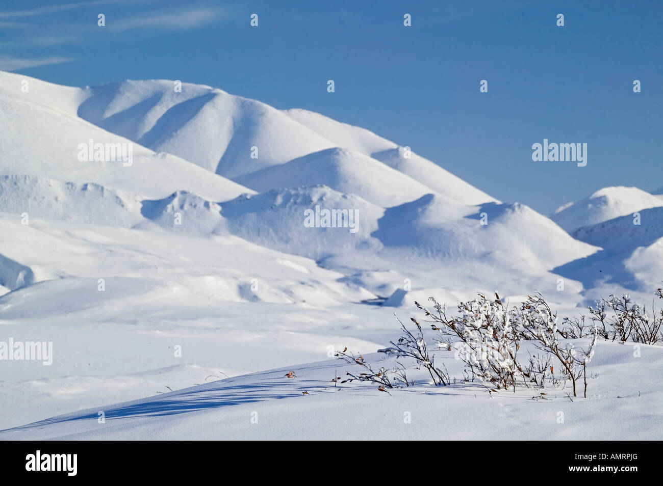 Alaska, winter, alaskas arctic slope, Philip smith mountains Stock