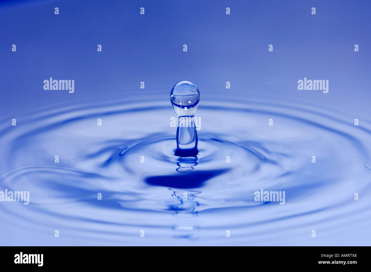 Water Drop Falling Stock Photo Alamy