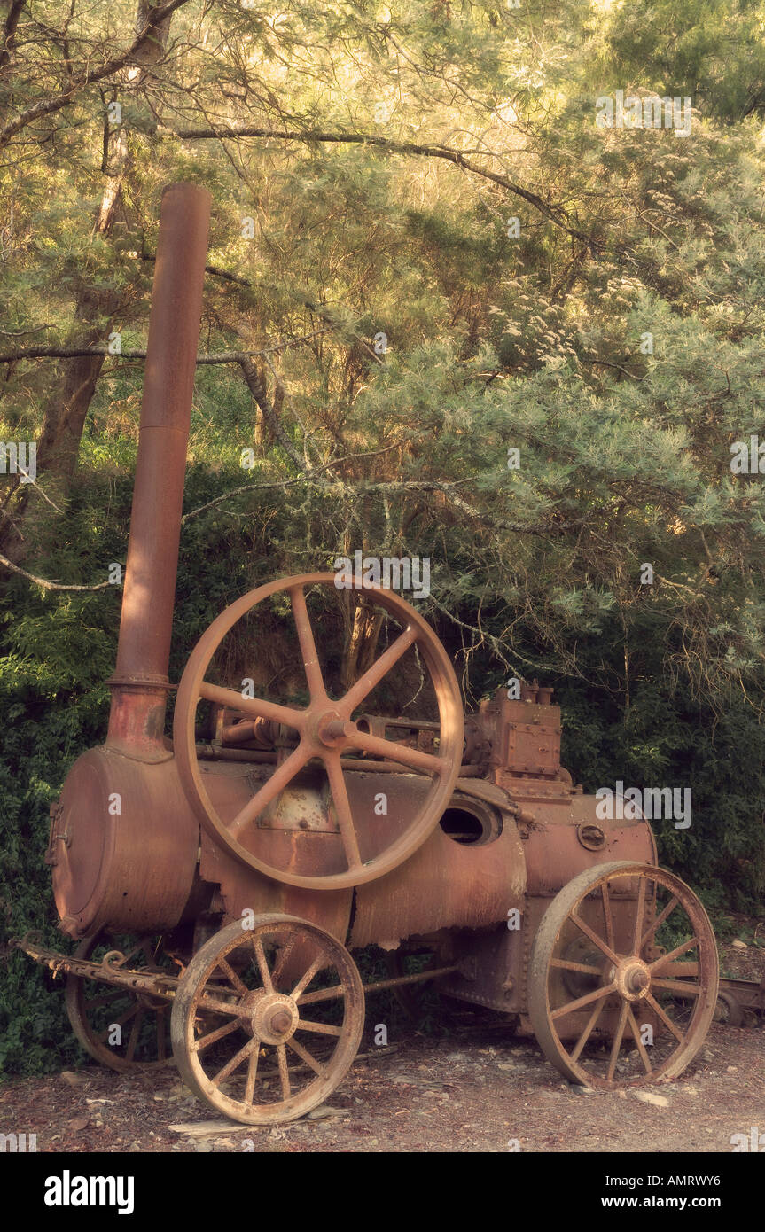 Old Steam Engine, Walhalla, Victoria, Australia Stock Photo