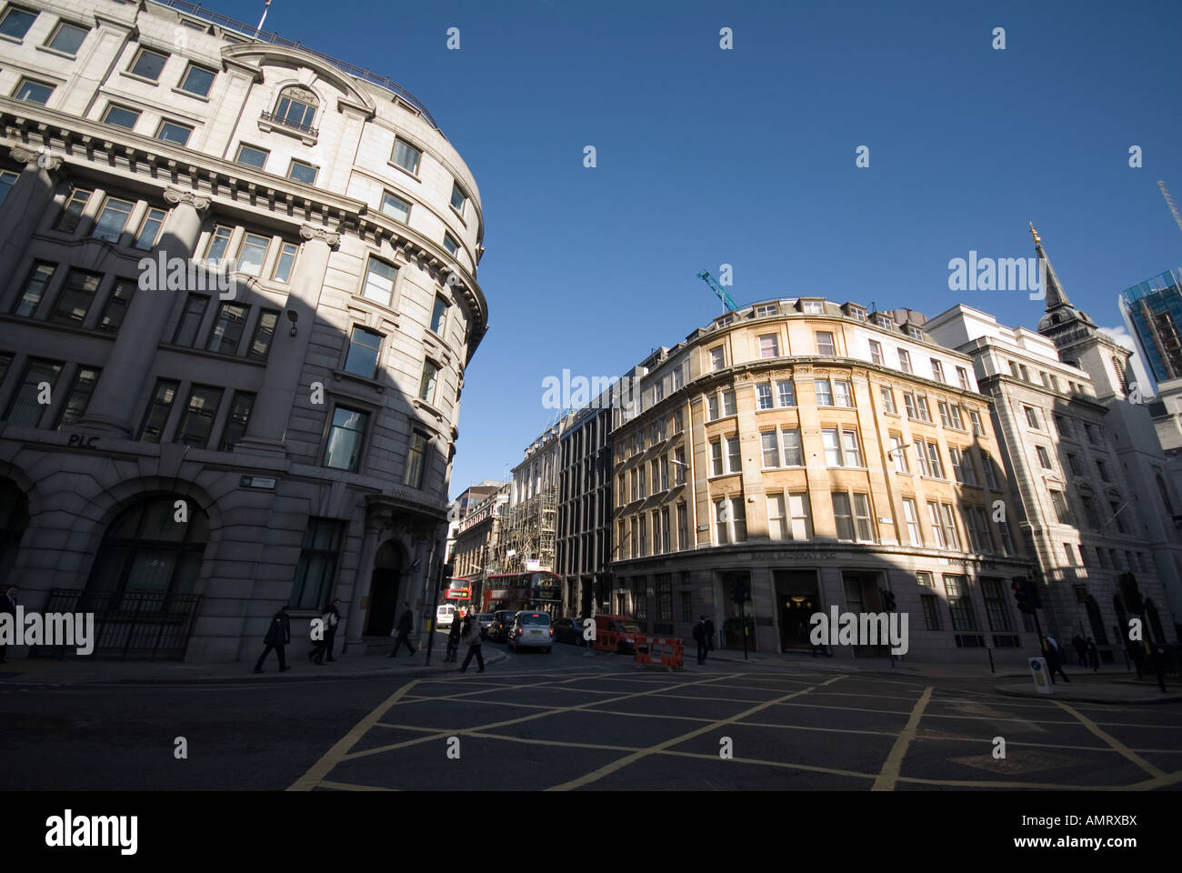 Bank Zone London Stock Photo - Alamy