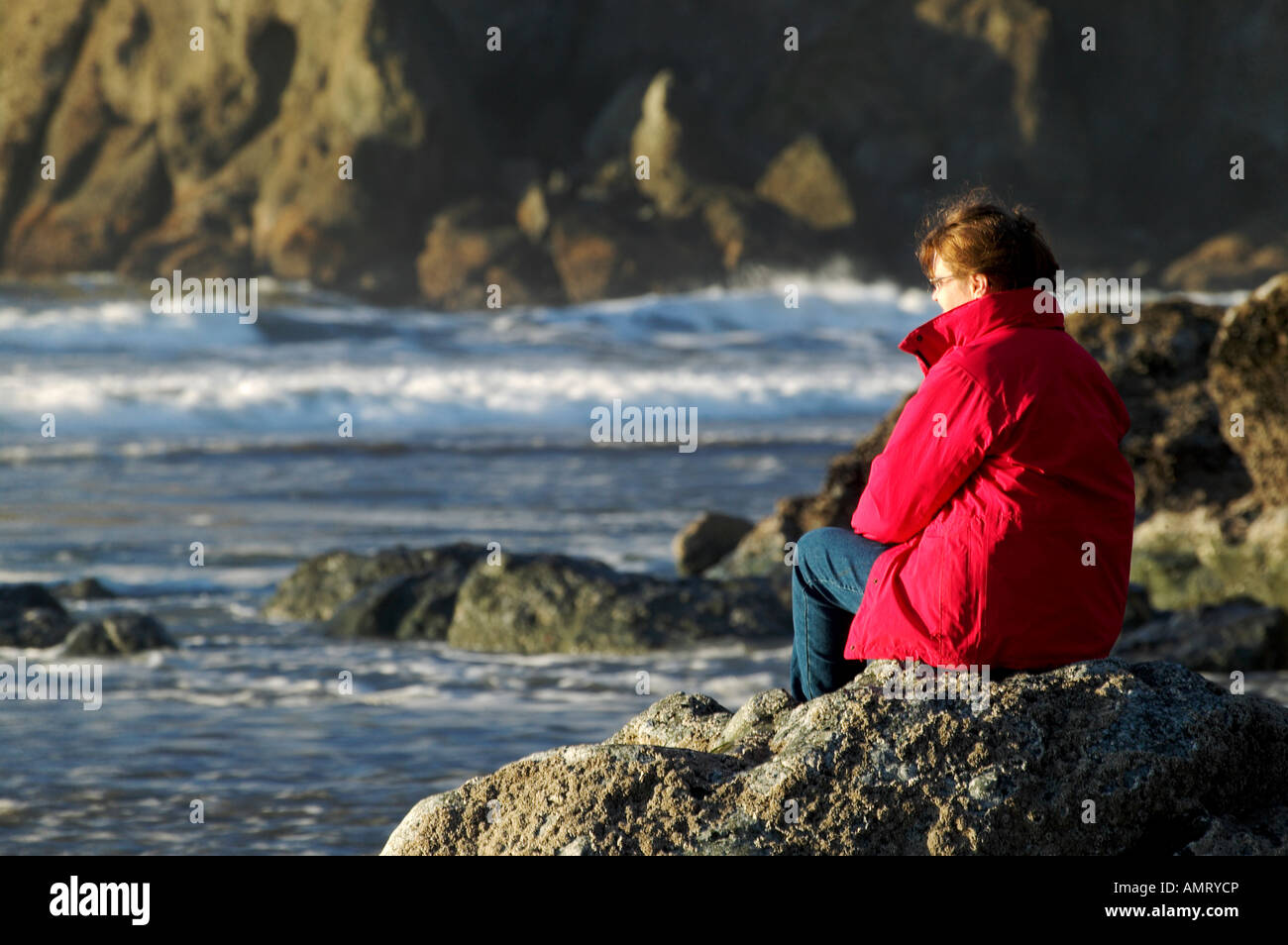 Olympic National Park, Washington, USA, Ruby Beach Stock Photo