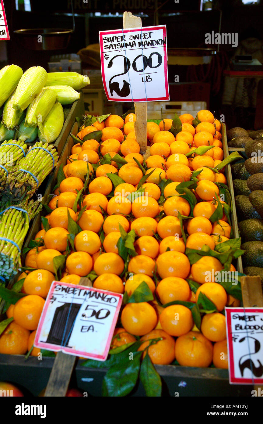 Pike Market, Public Market Center, Seattle.Washington, USA, Downtown Seattle Stock Photo