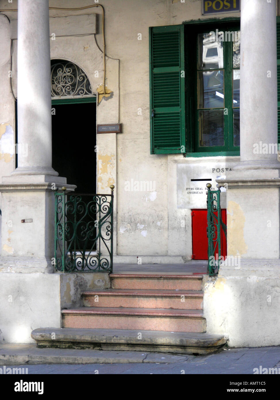 The post office building in Victoria Gozo Malta Stock Photo Alamy