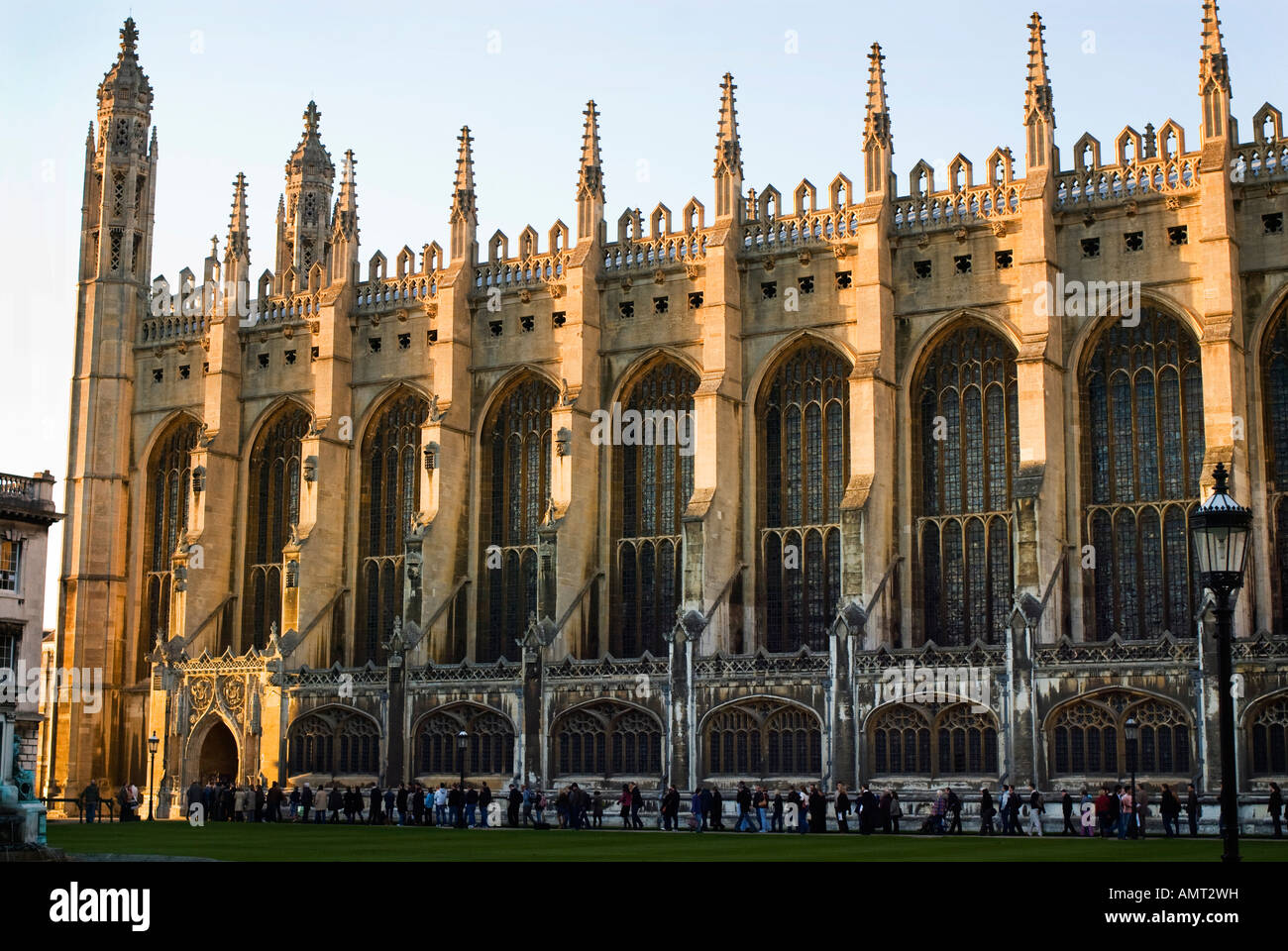 Exterior view of historic Kings College, Cambridge, UK Stock Photo Alamy