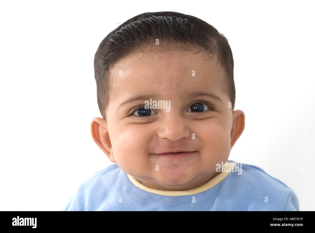 Portrait of a Cute Muslim baby boy smiling Stock Photo Alamy