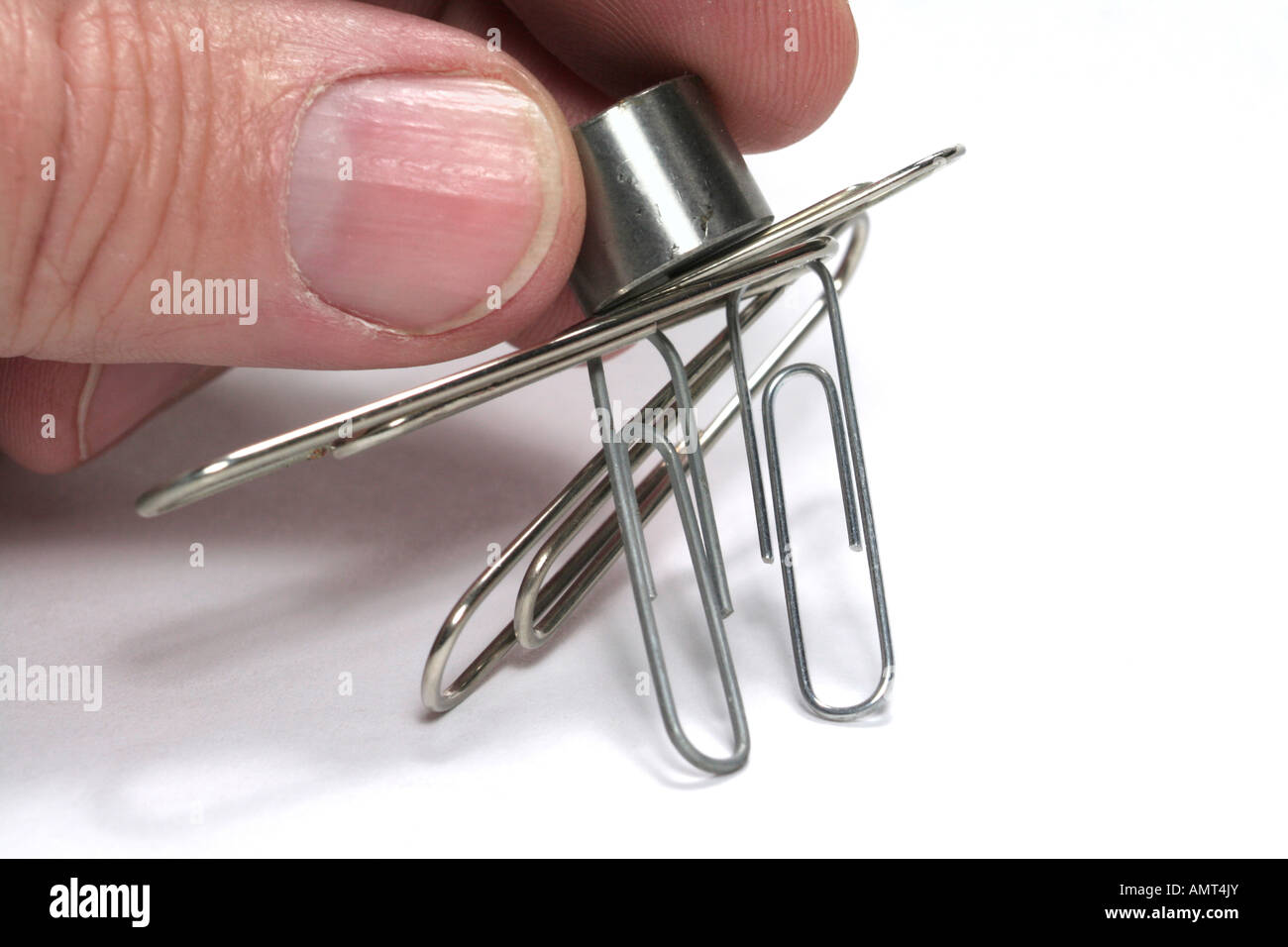 Magnet Attracting Paper Clips Designer Fashion