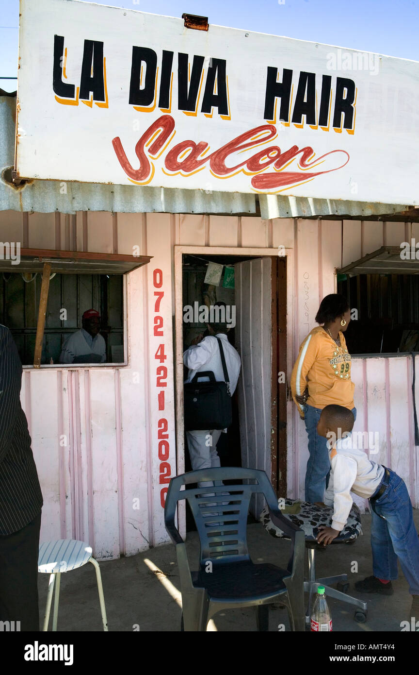 Ladiva Hair Salon, Northwest Province, South Africa, owned by David