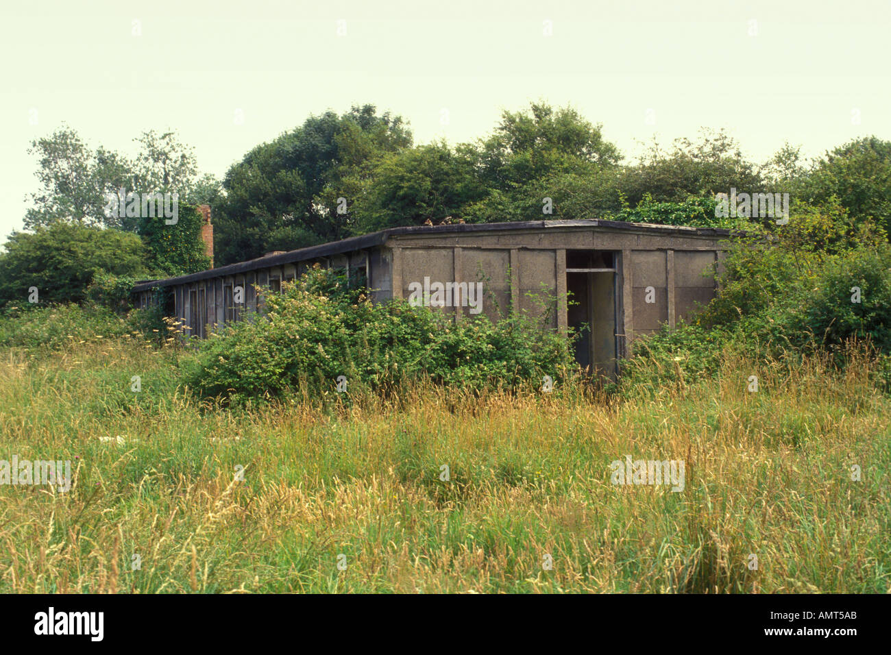 Exterior of hut at the former Island Farm Prisoner of War Camp 198