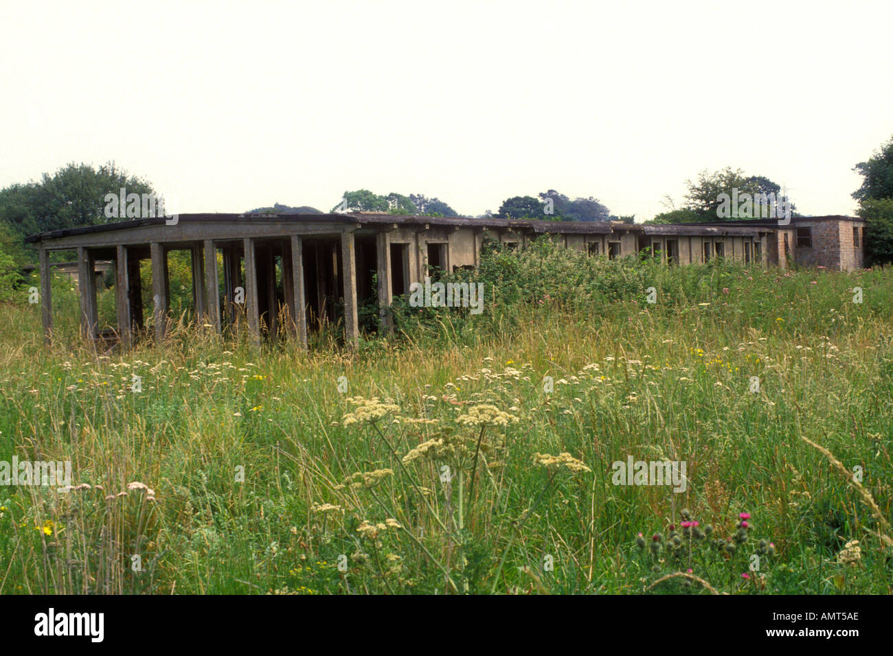 Exterior of hut at the former Island Farm Prisoner of War Camp 198