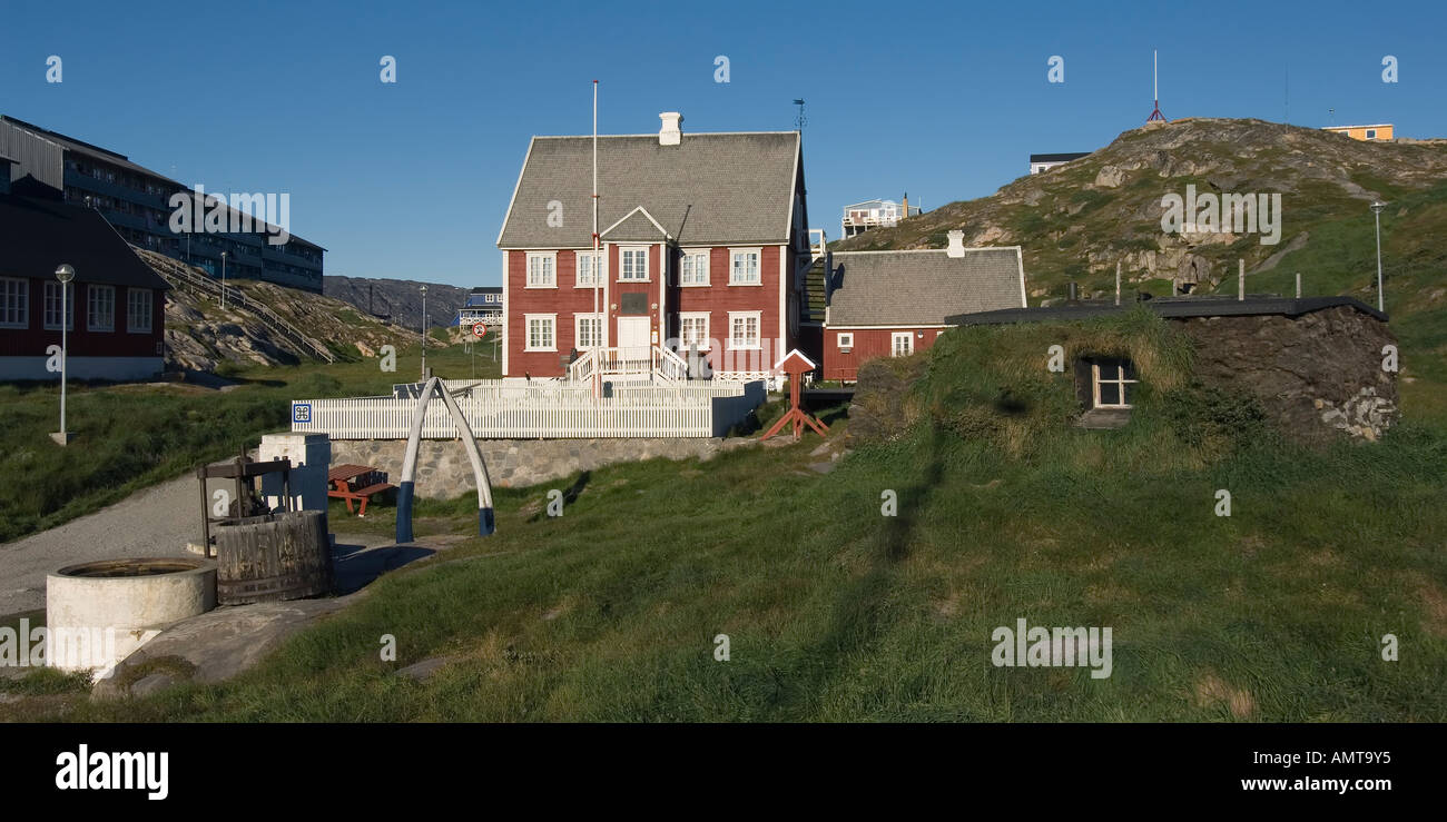 Birthplace of Knud Rasmussen polar explorer Ilulissat Jakobshavn ...