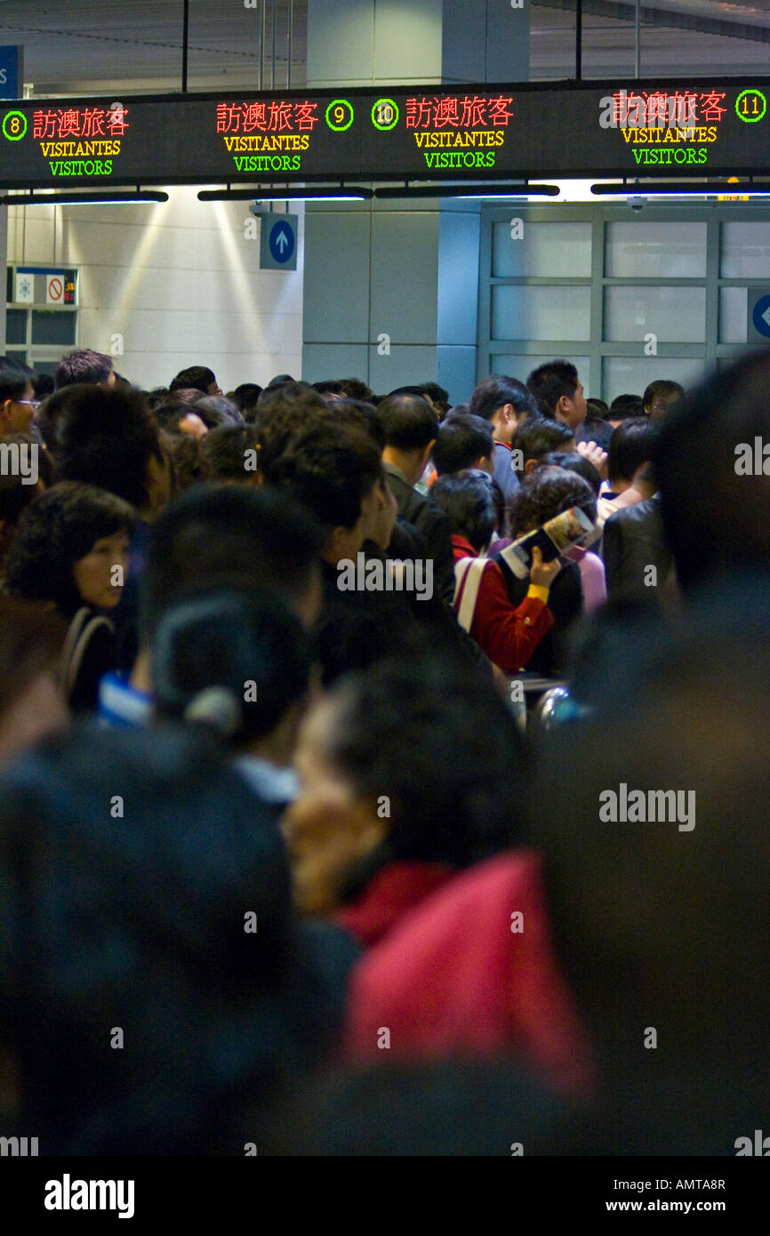 Border Between China Macau Macau Stock Photos Border Between China Border Between China Macau Macau Stock Photos Border Between China
