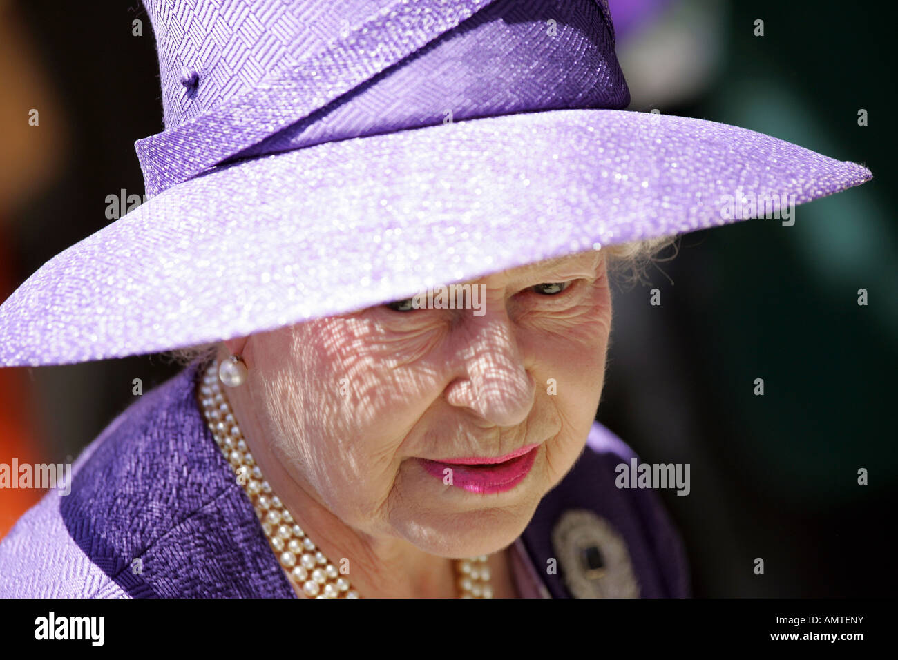 Her Majesty The Queen Elisabeth II Stock Photo