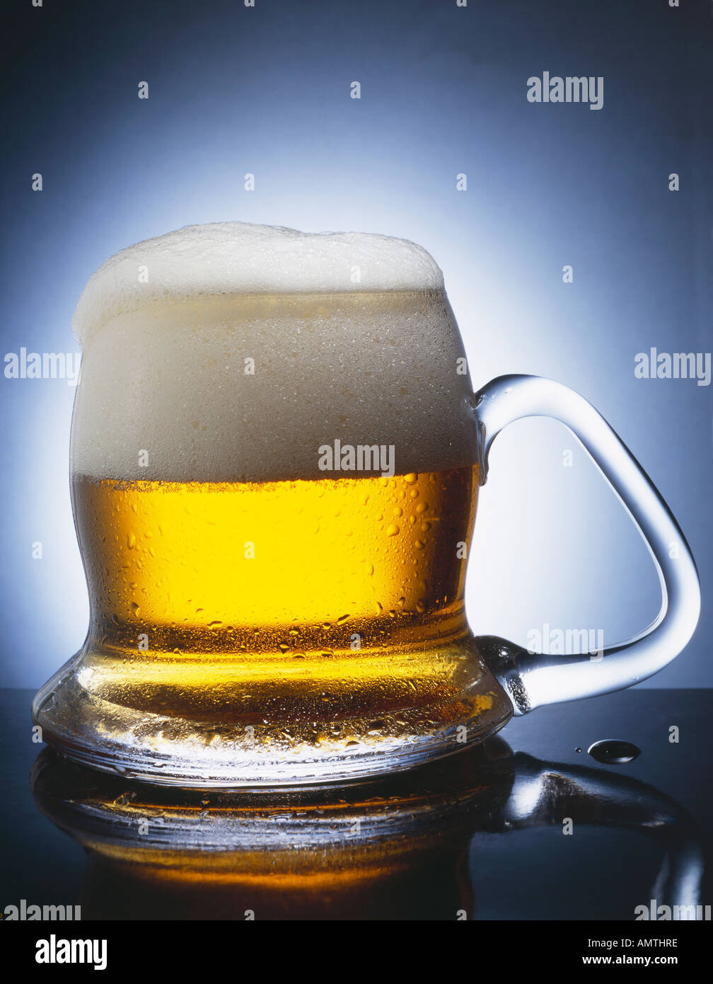 Beer in the glass jug Stock Photo Alamy