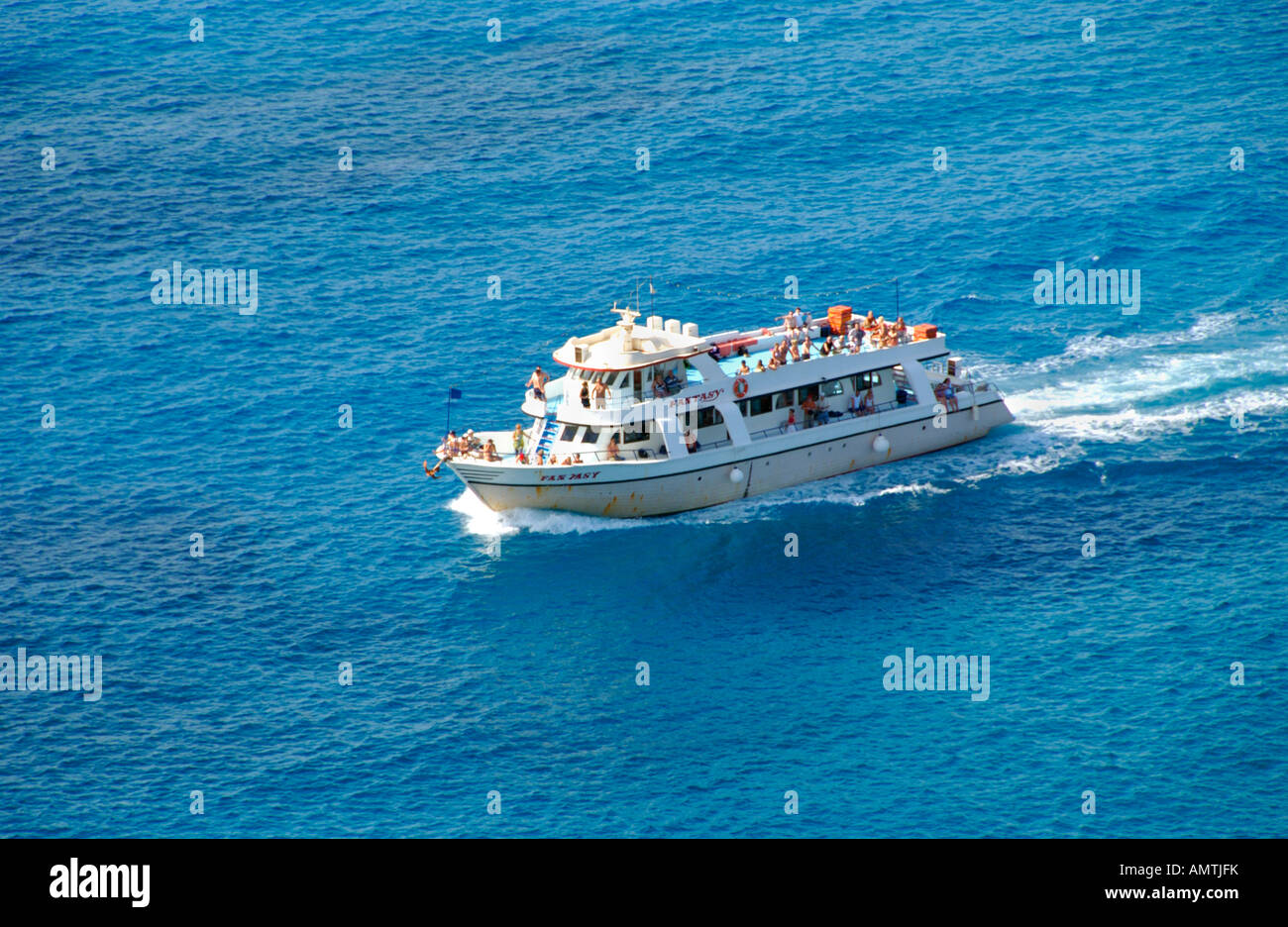 Tourist boat out on pleasure cruise hi-res stock photography and images -  Alamy