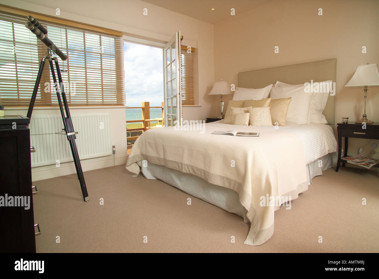 House in Wave Crest Whitstable Kent exterior and interior views Stock