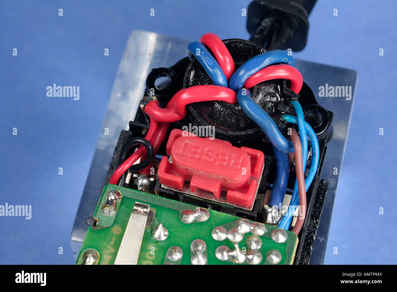 Ground Fault Interrupter internal parts Stock Photo Alamy