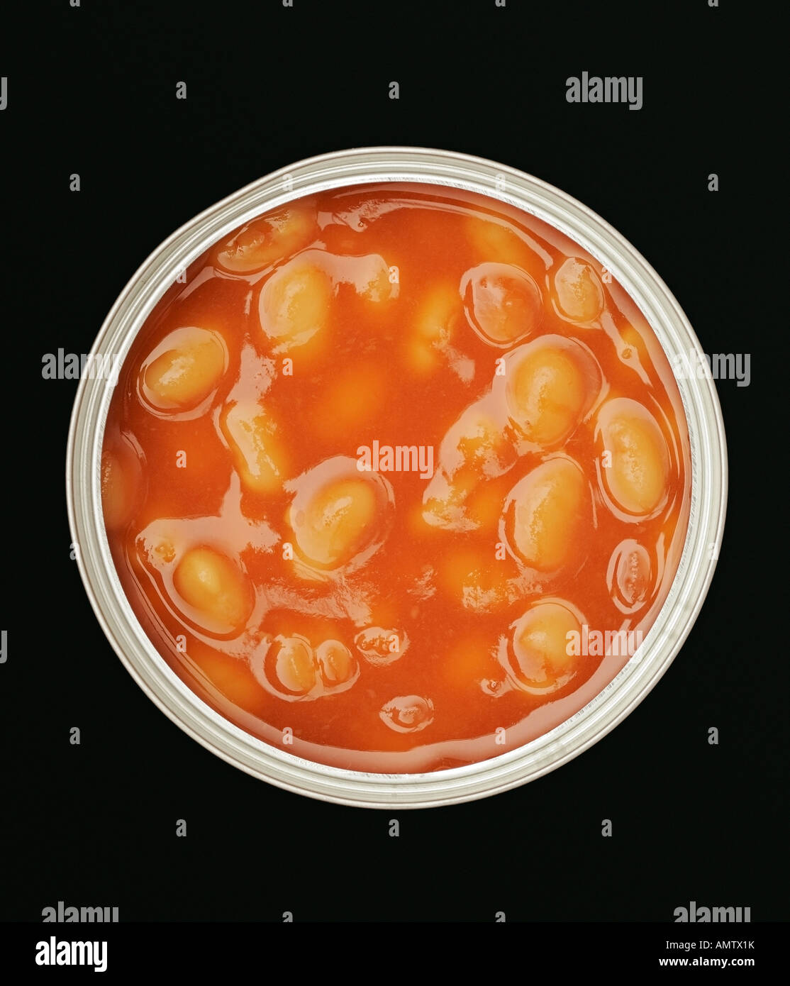 Open tin of baked beans hires stock photography and images Alamy