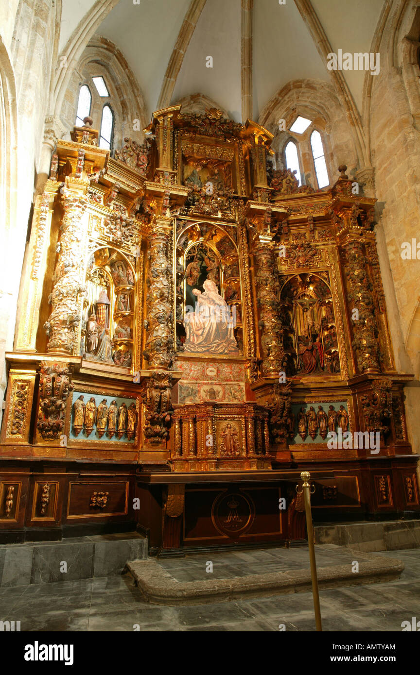 church, iglesia, arquitecture, historic, Santa Maria de la Asuncion, Laredo, Cantabria, religion, architect, architectural, desi Stock Photo