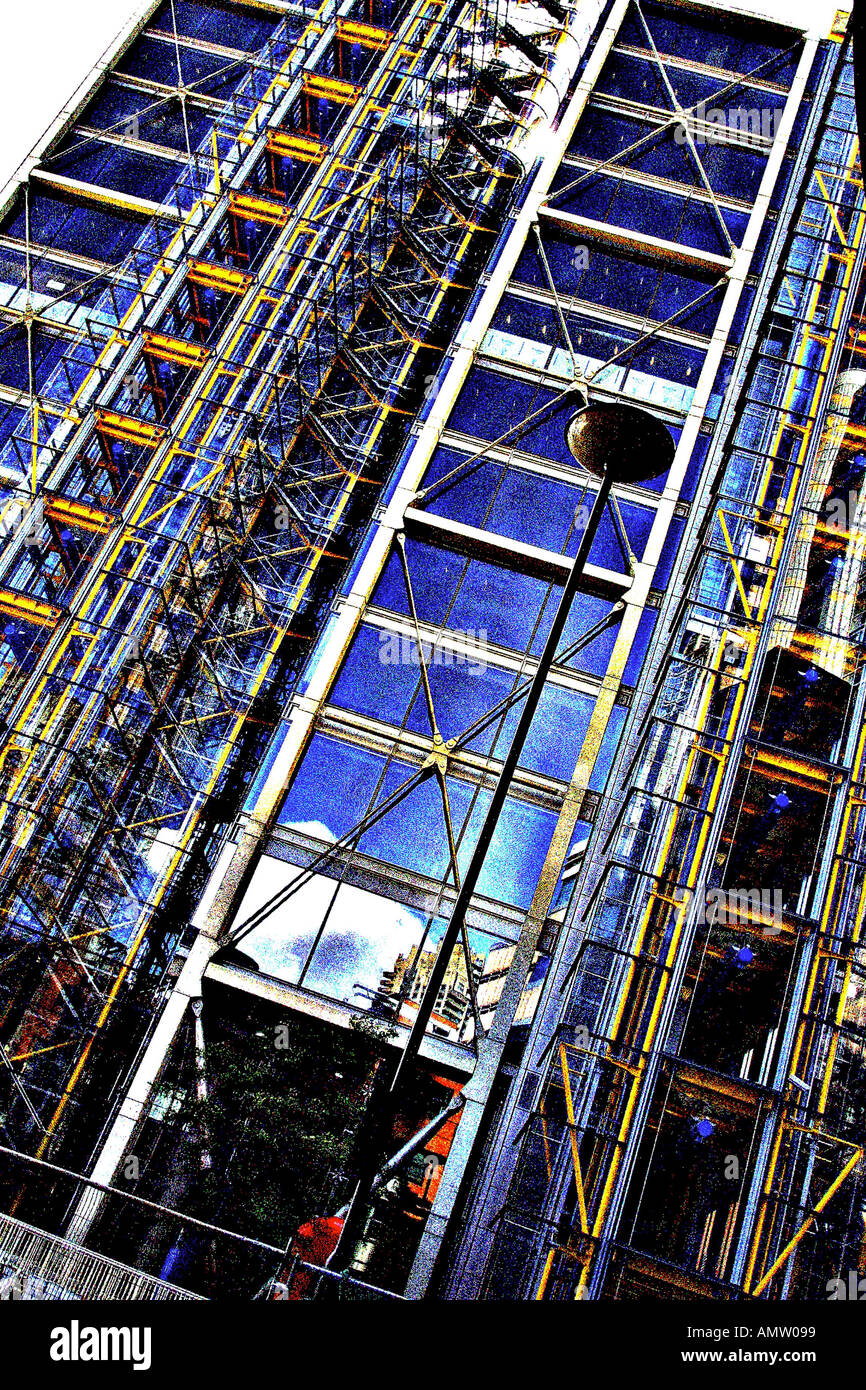 Modern glass and metal building '88 London Wall' London UK Stock Photo