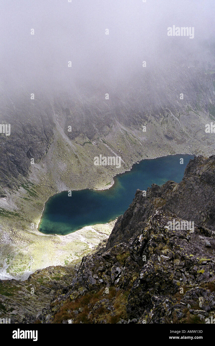 Lake Krivanske Zelene pleso High Tatras Slovakia Stock Photo - Alamy