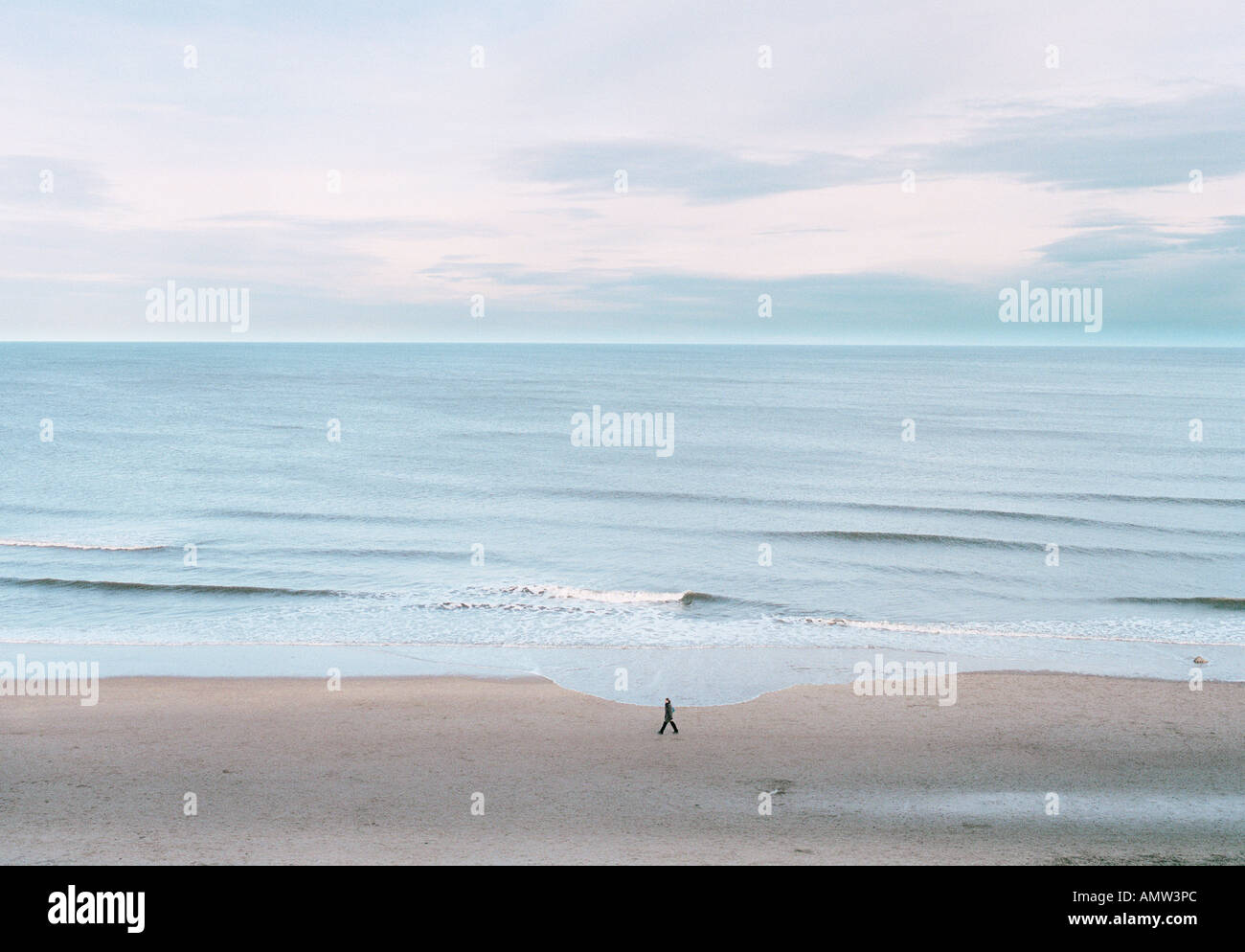 Lonely walker in landscape hi-res stock photography and images - Alamy